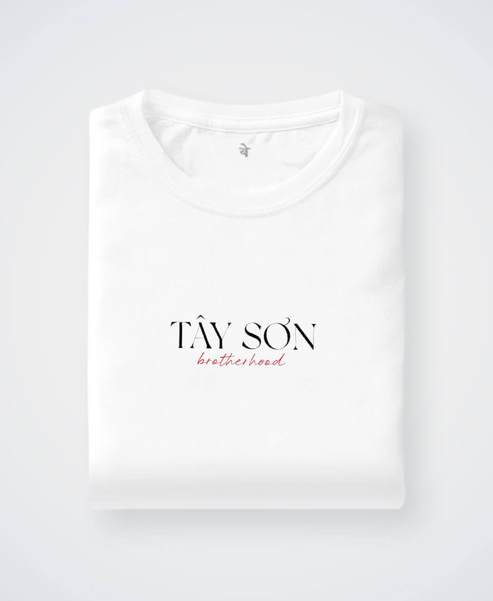White TAY SON Design T-Shirt