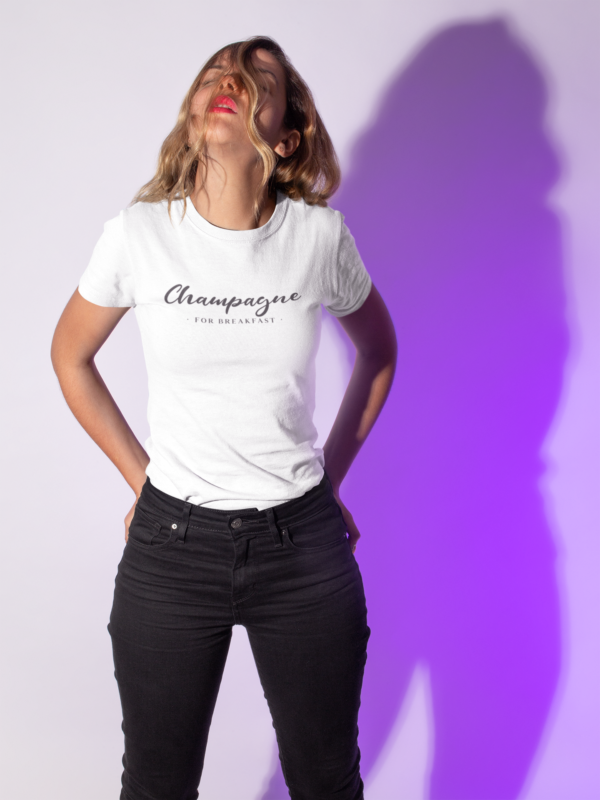 White Champagne t-shirt